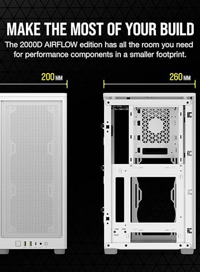 CORSAIR - 2000D AIRFLOW White - Image 1