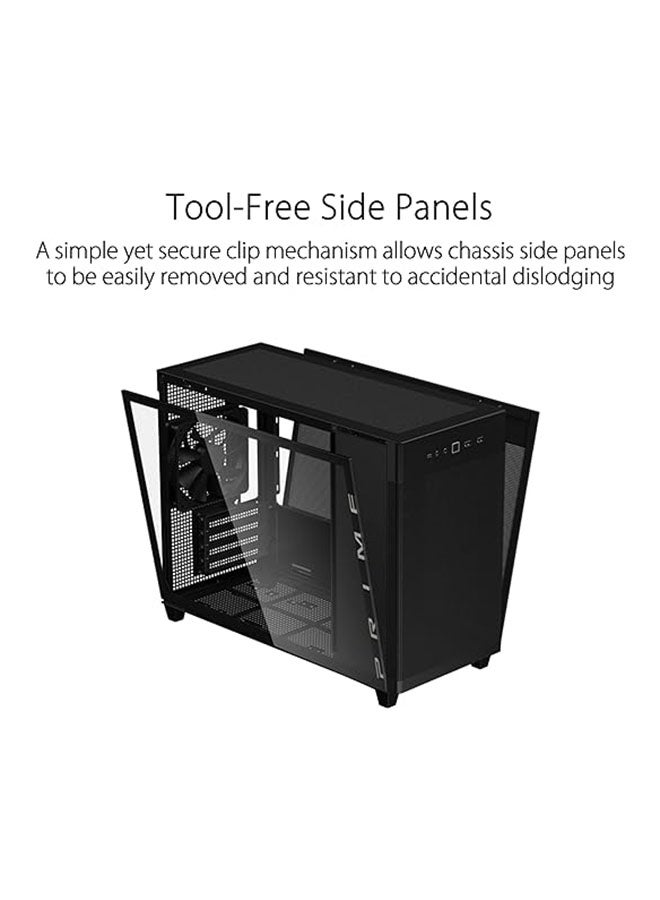 ASUS AP201 PRIME CASE TG Mini Tower Black - Image 4