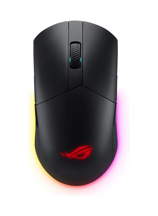 ASUS - Optical Gaming Mouse ROG Pugio II Ergonomic & Truly Ambidextrous PC Gaming Mouse Configurable & Swappable Side Buttons 16,00 DPI Optical Sensor Aura Sync RGB Tactile Mice Black - Image 1