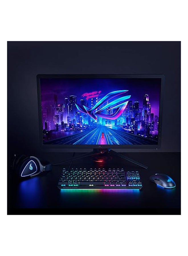 ASUS - Optical Gaming Mouse ROG Pugio II Ergonomic & Truly Ambidextrous PC Gaming Mouse Configurable & Swappable Side Buttons 16,00 DPI Optical Sensor Aura Sync RGB Tactile Mice Black - Image 1