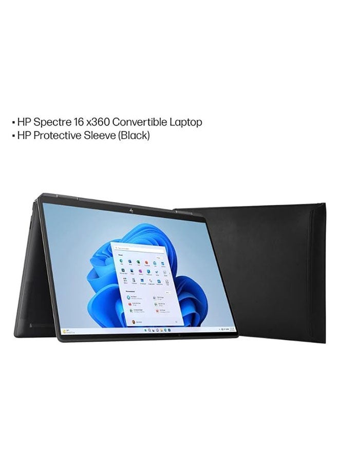 HP - Spectre 2 in 1 (Upgraded Version) Laptop 13.5â€ WUXGA+ Touch Display 13Th Gen Core i7-1355U Processor/16GB RAM/1TB SSD/Intel Iris Xe Graphics/Windows 11 English Black - Image 1