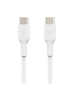 Boost Charge USB-C To USB-C Fast Charger Cable, USB Type C Charger Cable Fast Charging For iPhone 15, Samsung Galaxy S23, S22, Google Pixel, iPad, MacBook, Nintendo Switch And More - 2M White - pnsku/N70026142V/45/_/1700728266/9eb6088c-b8ba-4658-9fa9-4774582d60bb