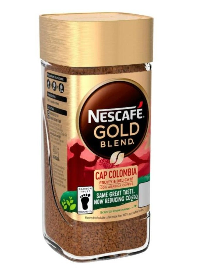 Nescafe Gold Blend Cap Colombia Instant Arabica Coffee 95grams  Single - Image 2