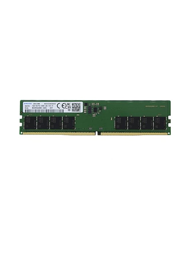 Samsung - 16GB (1x16GB) DDR5 4800MHz PC5-38400 UDIMM Unbuffered Non-ECC 1Rx8 CL40 1.1v Desktop PC Computer Memory Module Upgrade RAM M323R2GA3BB0-CQK Adamanta 16 GB - Image 1