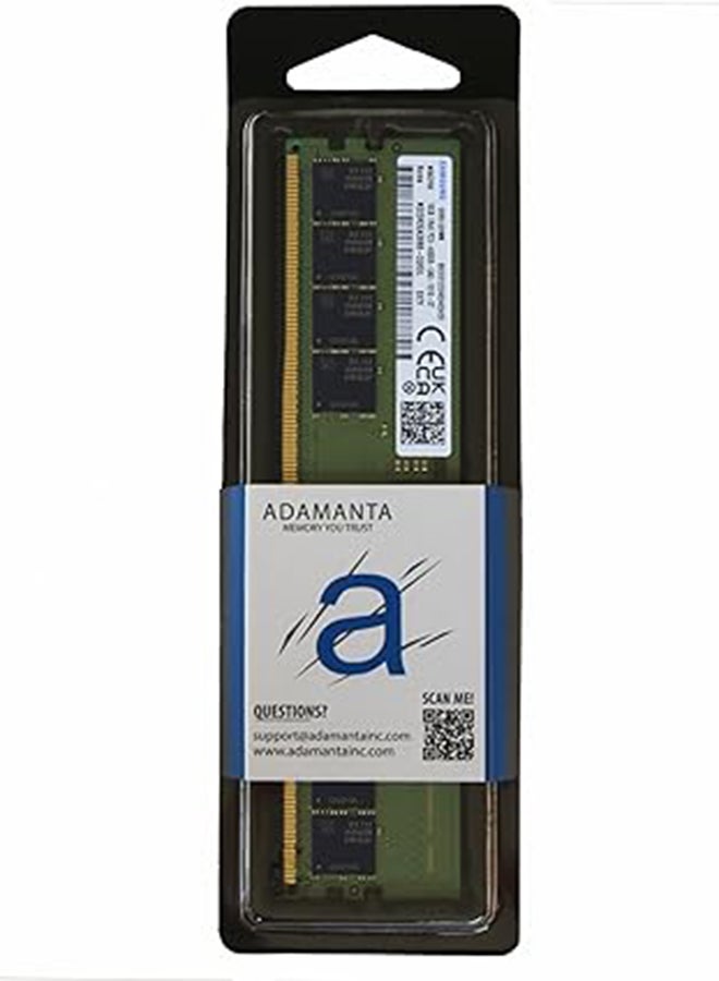 Samsung - 16GB (1x16GB) DDR5 4800MHz PC5-38400 UDIMM Unbuffered Non-ECC 1Rx8 CL40 1.1v Desktop PC Computer Memory Module Upgrade RAM M323R2GA3BB0-CQK Adamanta 16 GB - Image 1