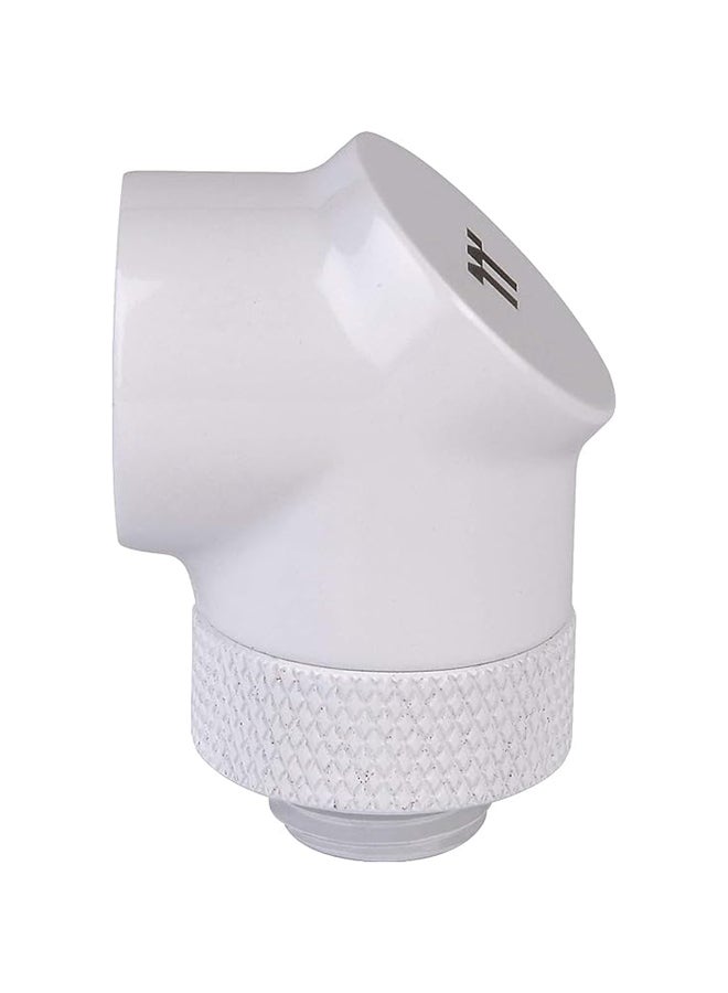 Thermaltake Pacific Diy Lcs G1/4 90 Degree Adapter Fitting, White - 2 Pack White - Image 3