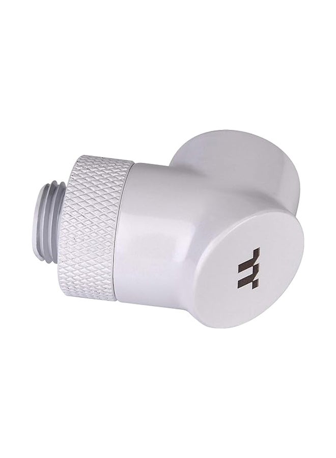 Thermaltake Pacific Diy Lcs G1/4 90 Degree Adapter Fitting, White - 2 Pack White - Image 2