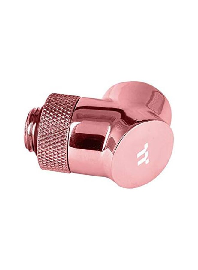 Thermaltake CL-W269-CU00RG-A Thermaltake Pacific G1/4 90 Degree Adapter - Rose Gold/DIY LCS/Fitting Rose Gold  - Image 3