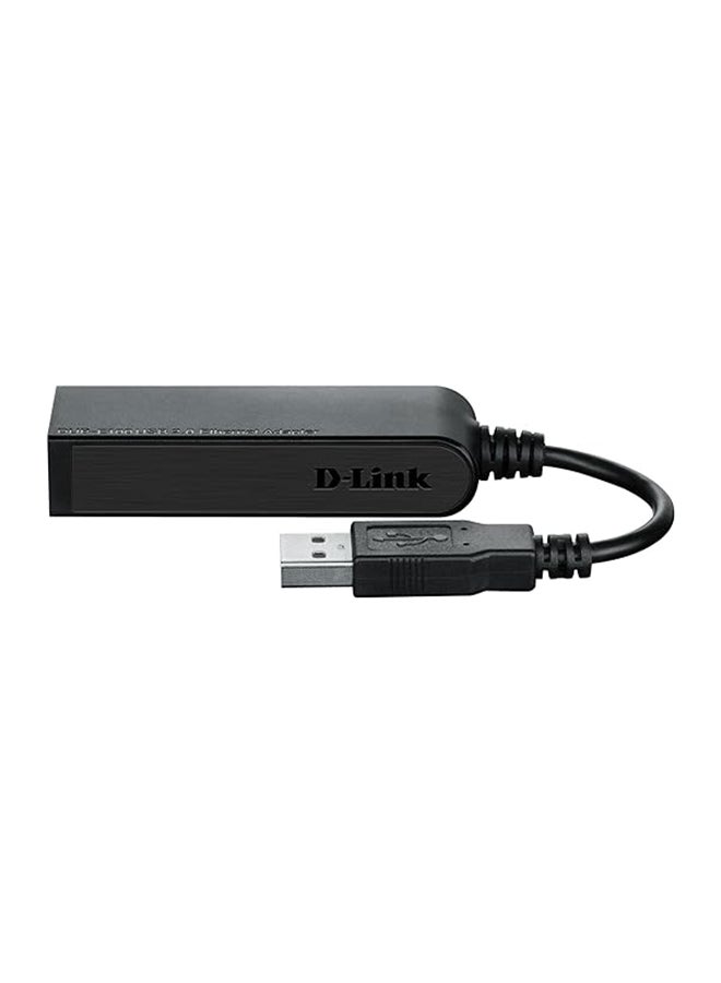 D-Link DUB-E100 High-Speed USB 2.0 Fast Ethernet 10/100 Mbit/s Ethernet Adapter Black  - Image 2