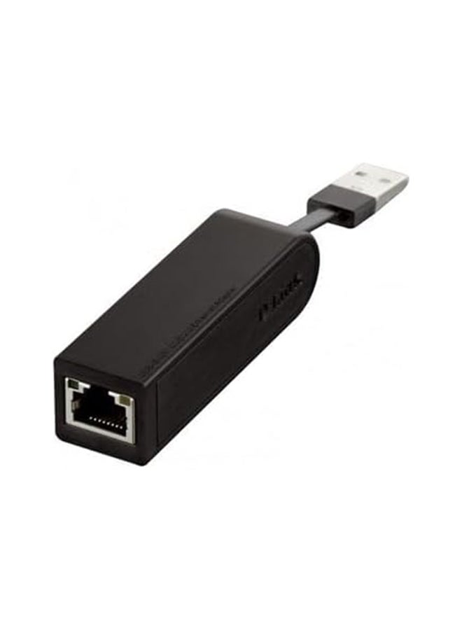 D-Link DUB-E100 High-Speed USB 2.0 Fast Ethernet 10/100 Mbit/s Ethernet Adapter Black  - Image 4