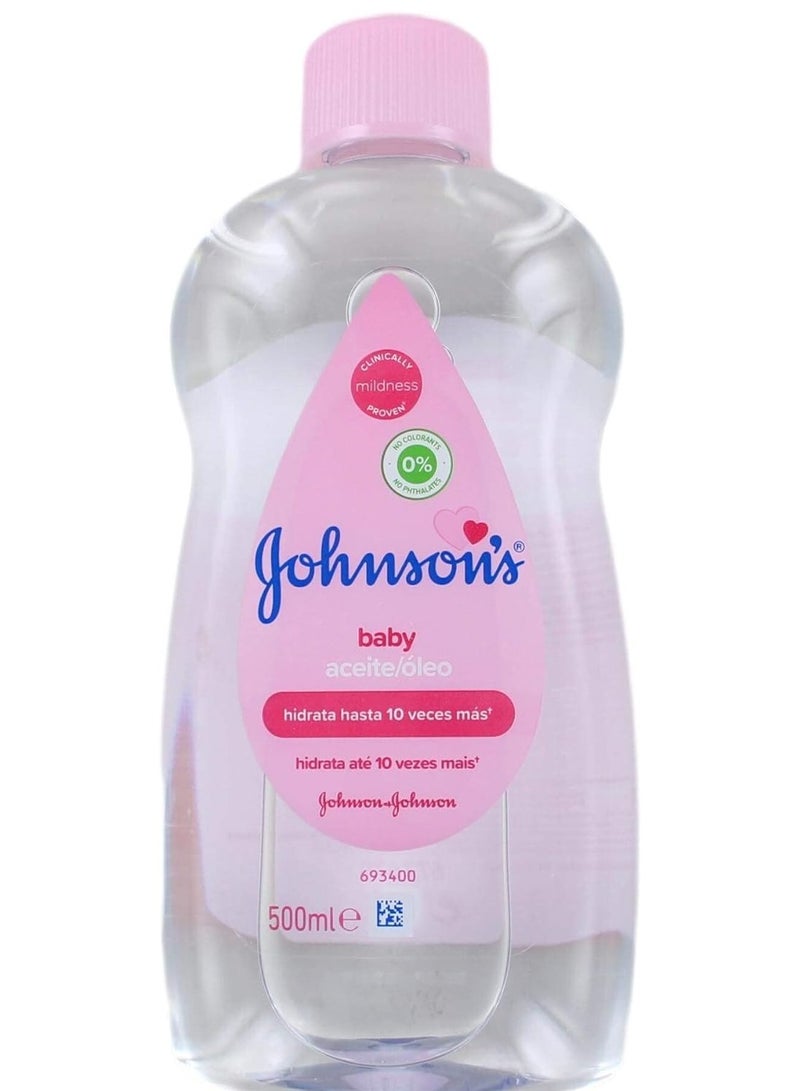جونسون زيت الأطفال للبشرة الحساسة