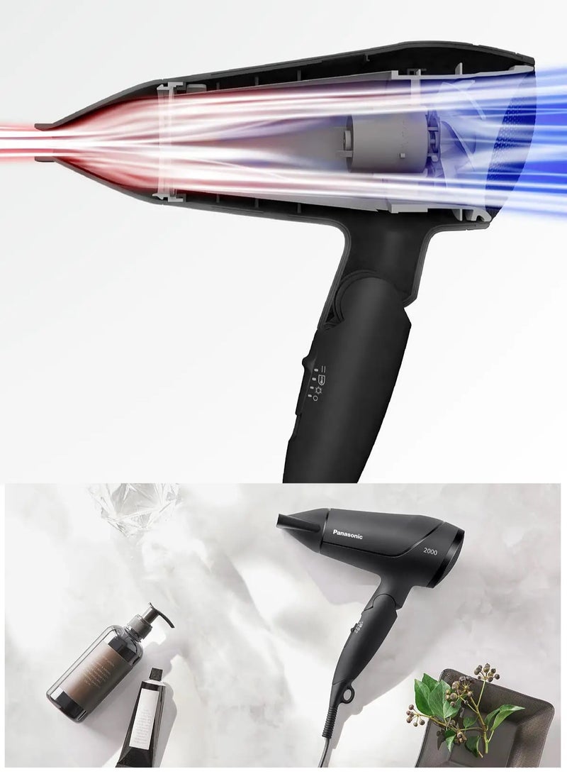 Panasonic Professional Compact Powerful Hair Dryer With 11Mm Concentrator Nozzle For Fast Drying And Smooth Finish 2300W Black - Image 3