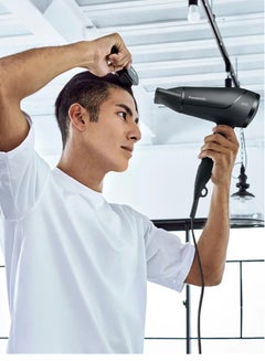 Panasonic Professional Compact Powerful Hair Dryer With 11Mm Concentrator Nozzle For Fast Drying And Smooth Finish 2300W Black  - Image 4