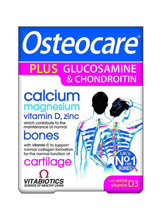 Vitabiotics Osteocare Glucosamine And Chondroitin Tablets - pnsku/N70026330V/45/_/1700800284/4c7e974e-5caa-4a8f-a161-a18504c44c72