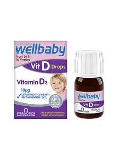 Vitabiotics Wellbaby Vitamin D Drops- 30Ml  - Image 1