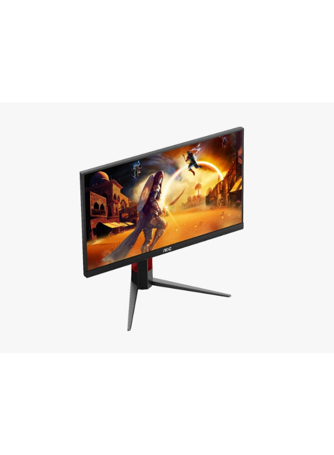 AOC - 23.8" Inch 24G4 Gaming Monitor Full HD 1920x1080, HDR10, IPS Panel Type, 180Hz Refresh Rate, 1ms Response Time, Adaptive Sync Technology, Support 120Hz PS5 / Xbox Series X & Adjustable Stand | Black & Red - Image 1