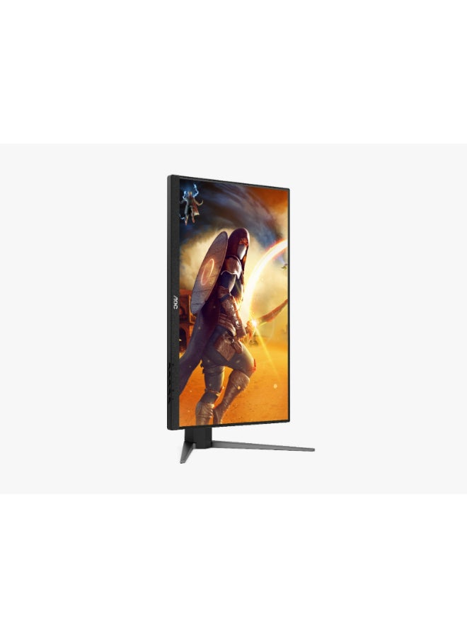 AOC - 23.8" Inch 24G4 Gaming Monitor Full HD 1920x1080, HDR10, IPS Panel Type, 180Hz Refresh Rate, 1ms Response Time, Adaptive Sync Technology, Support 120Hz PS5 / Xbox Series X & Adjustable Stand | Black & Red - Image 1