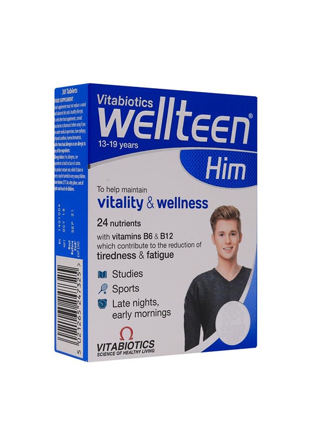 Wellteen Him Tablets- Pack Of 30