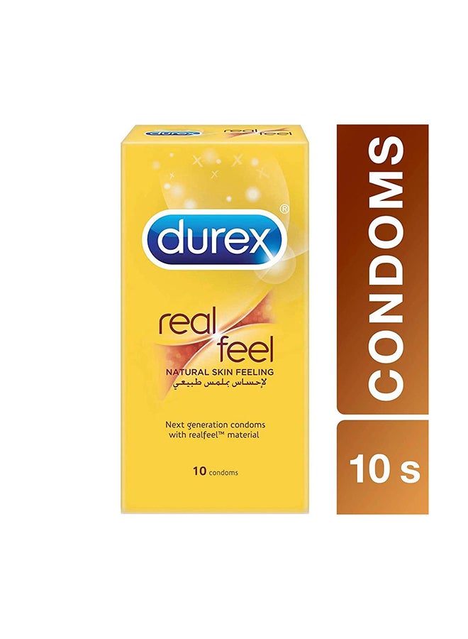 Durex Real Feel Condom-Pack Of 10 - Image 1