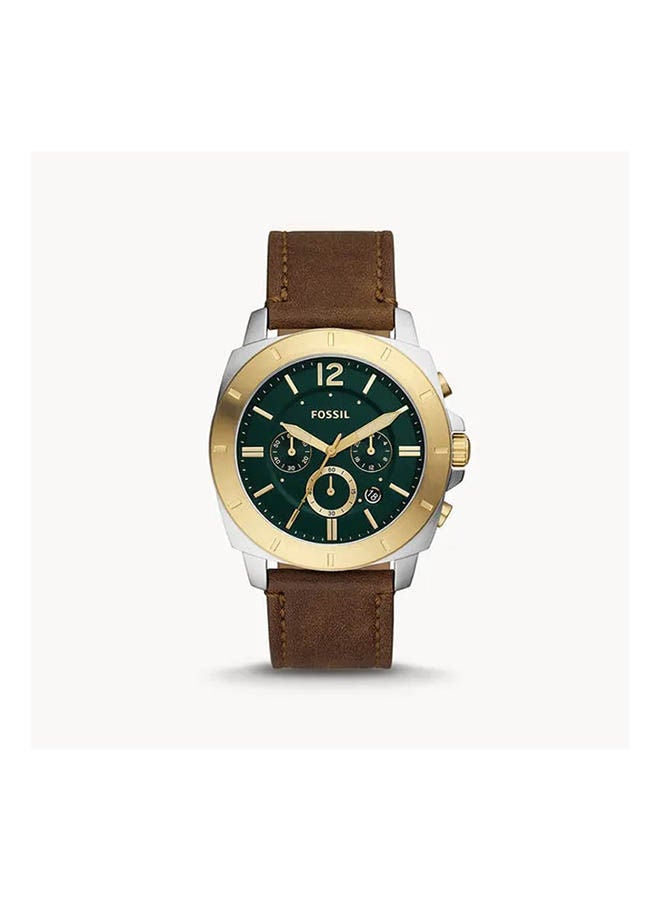 FOSSIL - Men's Leather Chronograph Watch BQ2730 - Image 1