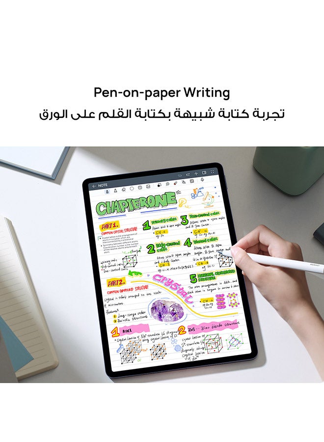 HUAWEI - MatePad Air Paper Matte 11.5 Inch 12GB RAM 256GB Wifi White - Middle East Version With Pencil And (Keyboard In Box) - Image 1