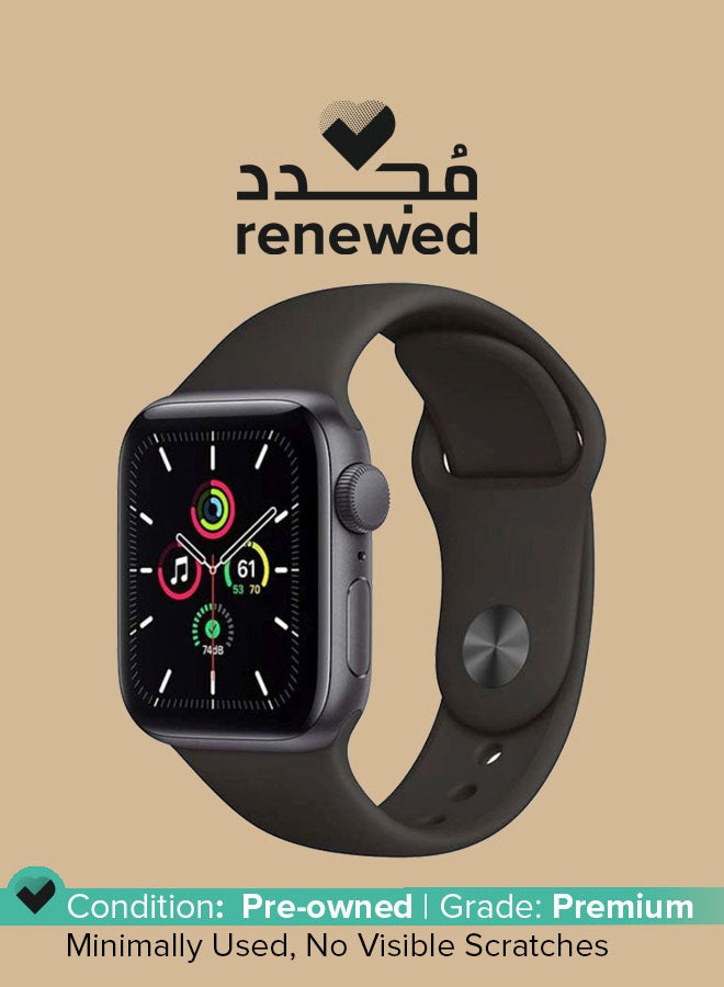 Apple Renewed - Watch Series Se 2nd Generation (Gps) 44mm Aluminum Case With Sport Band - M/L Midnight - Image 1