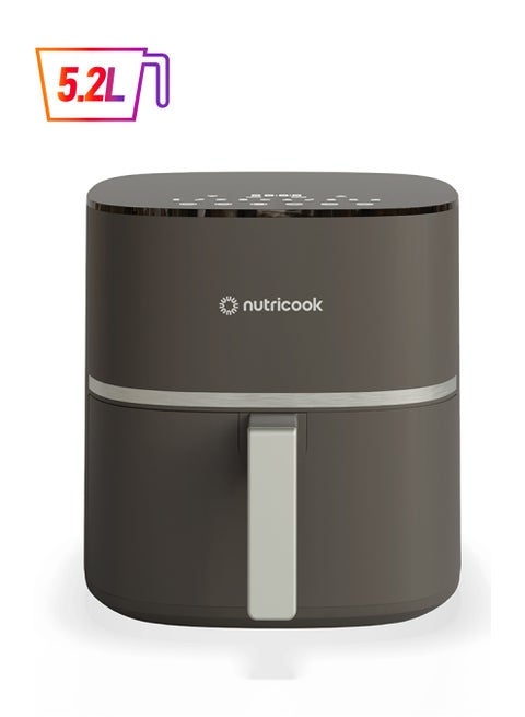 Digital Air Fryer Essentials, ProCyclone Technology, 10 Cooking Presets, Dishwash Safe, 5.2 L 1500 W AFE152D-G Grey