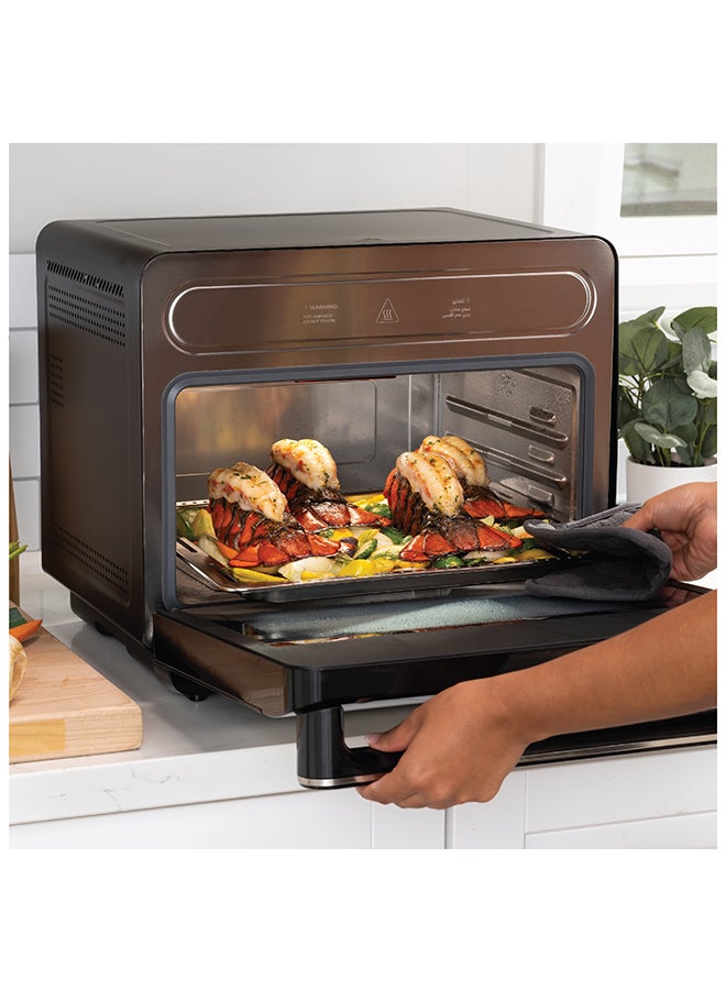 nutricook - Steam Air Fryer Oven 11 In 1 Functions Steam Convection Real Steam Technology 24 L 1600 W ST01 Black - Image 1