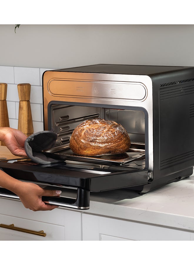 nutricook - Steam Air Fryer Oven 11 In 1 Functions Steam Convection Real Steam Technology 24 L 1600 W ST01 Black - Image 1