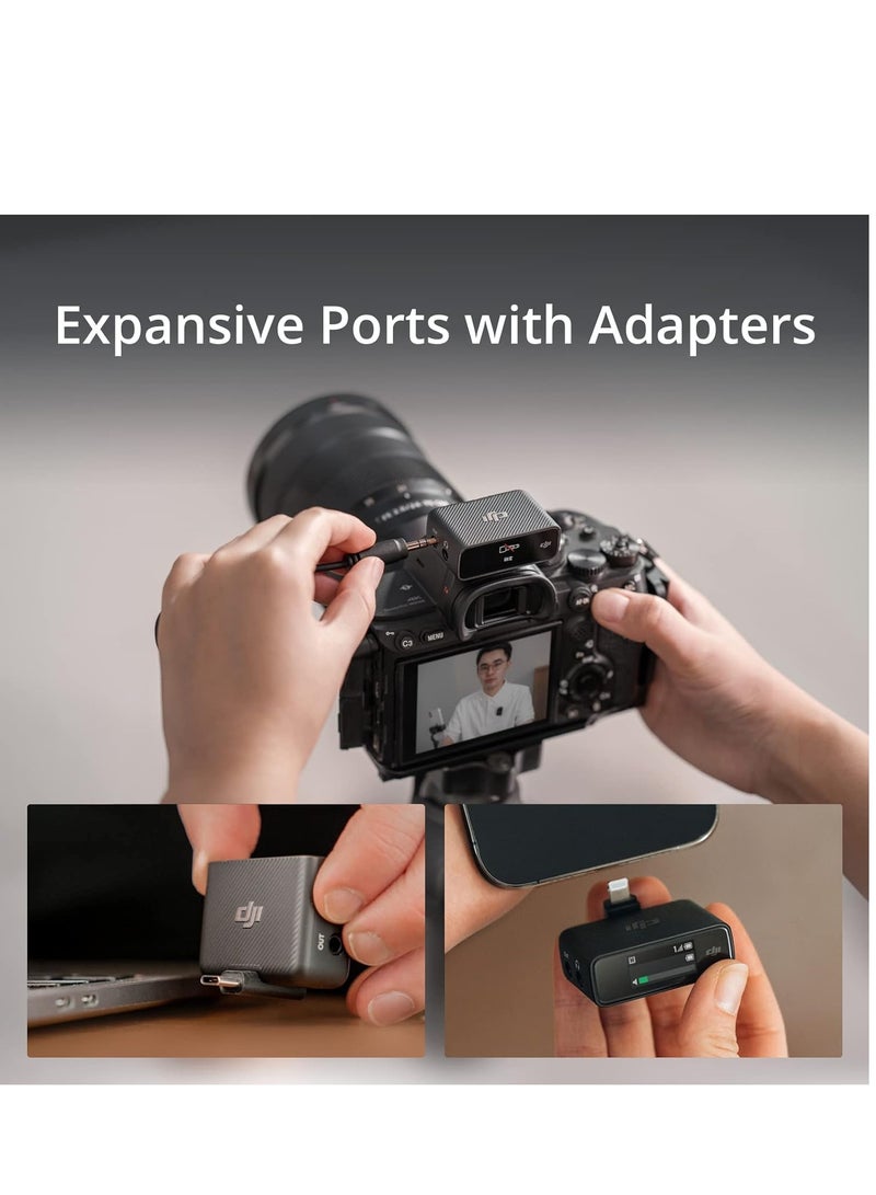 dji - Mic Wireless Microphone Single Kit - (1 TX + 1 RX) - Image 1
