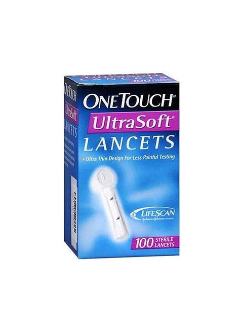 One Touch Ultra Soft Lancets -Pack Of 100
