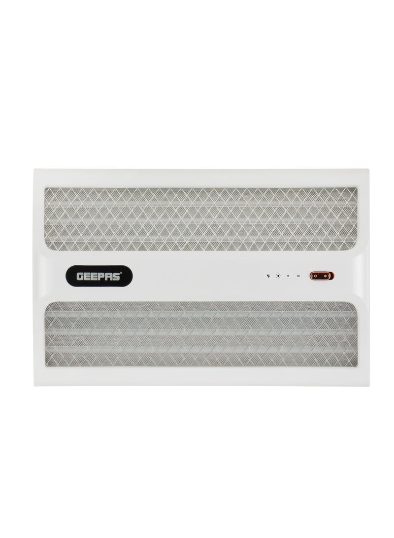 GEEPAS - Rechargeable Dual Sided Insect Killer With Automatic Voltage Regulation, Non-Poison, Non-Smell, Low Power Consumption, Lithium Battery 1200 mAh, Versatile Use, Type C Charging 10 W GBK25606 White - Image 1