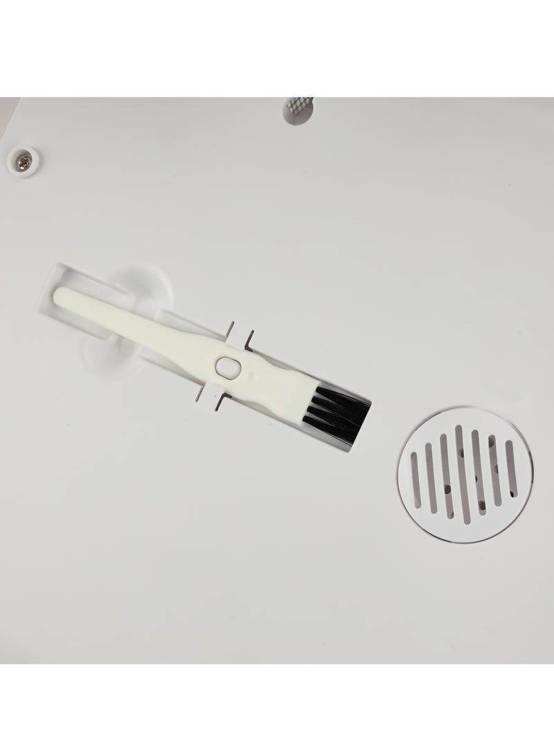 GEEPAS - Rechargeable Dual Sided Insect Killer With Automatic Voltage Regulation, Non-Poison, Non-Smell, Low Power Consumption, Lithium Battery 1200 mAh, Versatile Use, Type C Charging 10 W GBK25606 White - Image 1