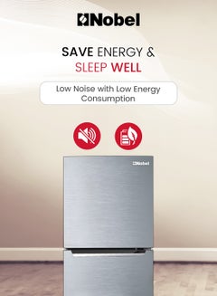 Nobel 450 L Gross / 332 L Net , No frost Double Door Refrigerators with Inverter Technology, R600a Refrigerant,Electronic Control System, Inside Light, Vegetable Crisper NR450NF Inox Colour  - Image 4