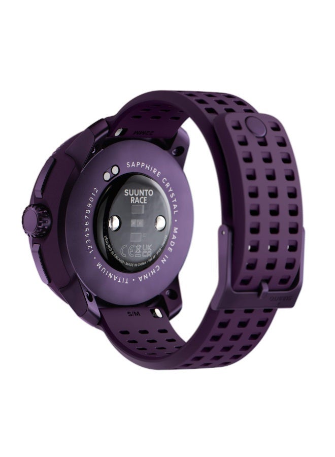 Suunto Race Titanium Performance Watch HD Amoled Screen, Digital Crown, Heart Rate Variability, Racing And Training, Long Battery, Offline Maps, Dual-Band GPS/GNSS, 95+ Sports Mode, Planner Amethyst - Image 2