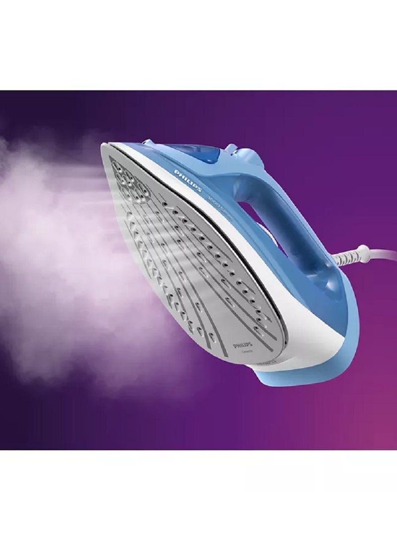 Philips Steam Iron 2200 Watt Water Tank 300 ml 2200 W DST3020/20 Blue  - Image 5