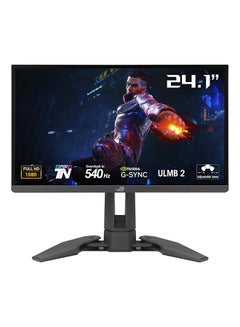 24.1-Inch ROG Swift Pro PG248QP NVIDIA G-SYNC esports Gaming Monitor FHD, 540 Hz (OC), Esports-TN panel, NVIDIA® Reflex Analyzer, ULMB 2, adjustable base, ESS codec, DisplayHDR 400 Black