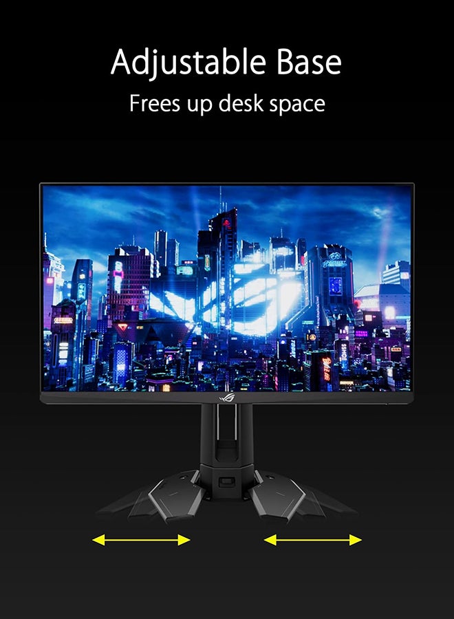 ASUS - 24.1-Inch ROG Swift Pro PG248QP NVIDIA G-SYNC esports Gaming Monitor FHD, 540 Hz (OC), Esports-TN panel, NVIDIA® Reflex Analyzer, ULMB 2, adjustable base, ESS codec, DisplayHDR 400 Black - Image 1