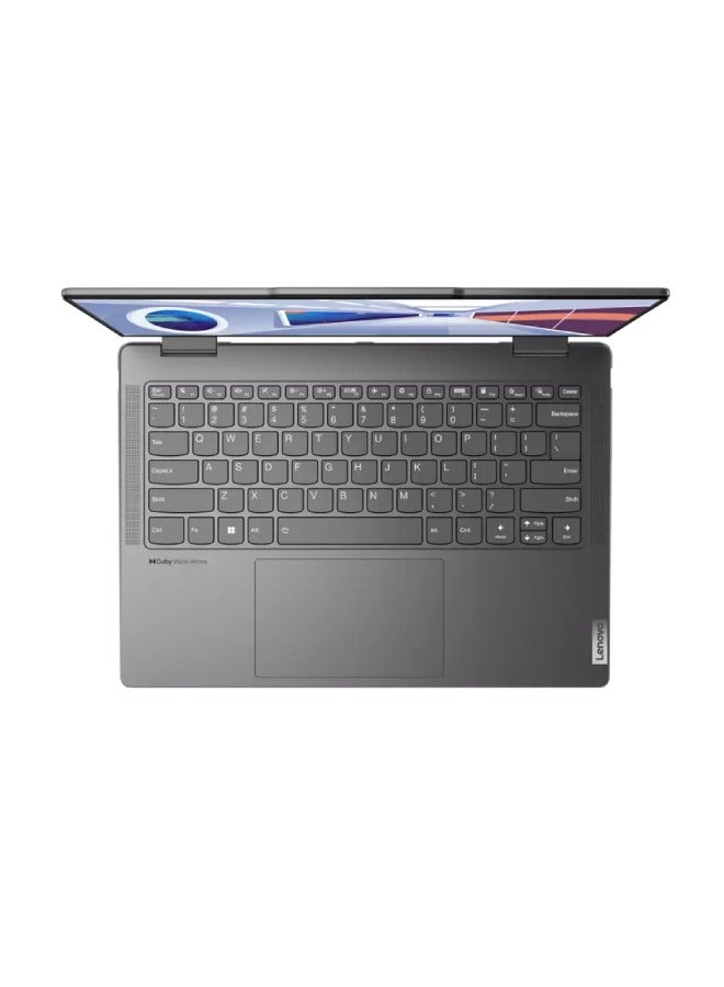 Lenovo - Yoga C7 Convertible Laptop with 14-inch (1920x1200) Display, Intel Core i5-1340P Processor/16GB RAM DDR4/ 512GB SSD/Windows 11/Intel Iris Xe Graphics/ English/Arabic Storm Grey - Image 1