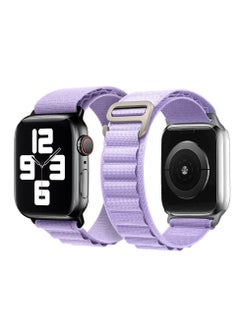MARGOUN Apple Watch Band Alpine Loop Band 38Mm 40Mm 41Mm Women Men Adjustable With Metal G-Hook Strap For iWatch Series 7/SE/6/5/4/3/2/1 Purple  - Image 2