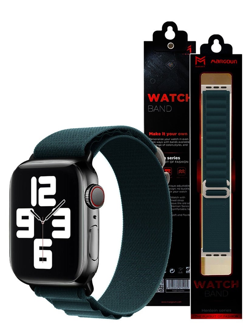 مارجون سوار ساعة آبل حلقة ألباين 38 مم 40 مم 41 مم للنساء والرجال قابل للتعديل مع حزام معدني G-Hook لساعة iWatch سلسلة 7/SE/6/5/4/3/2/1 - Image 4