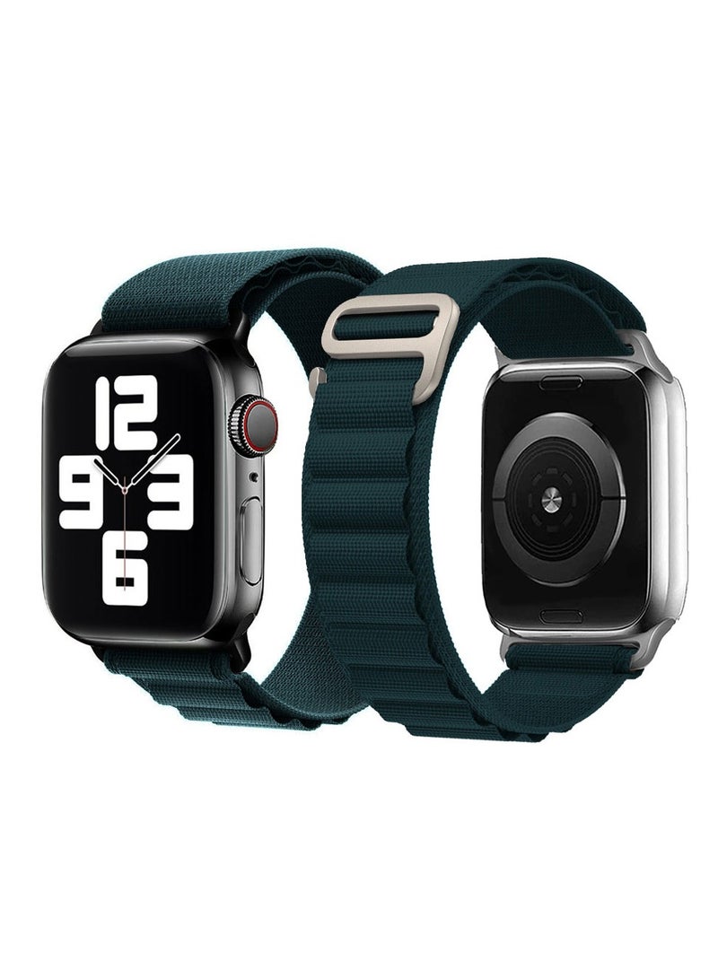 مارجون سوار ساعة آبل حلقة ألباين 38 مم 40 مم 41 مم للنساء والرجال قابل للتعديل مع حزام معدني G-Hook لساعة iWatch سلسلة 7/SE/6/5/4/3/2/1 - Image 2