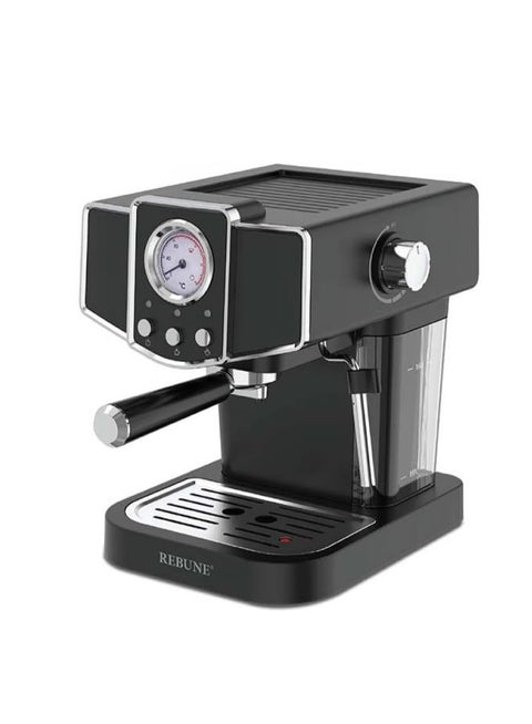Espresso Coffee Machine With A Capacity Of 1.2 Liters - Power 1050W, RE-6-038 1.2 L 1050 W RE-6-038 Black