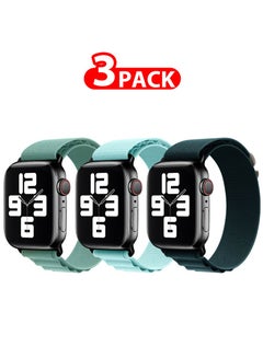 3 Pack Of Apple Watch Alpine Loop Band 38Mm 40Mm 41Mm Women Men Adjustable With Metal G-Hook Strap For iWatch Series 7/SE/6/5/4/3/2/1 Multicolour