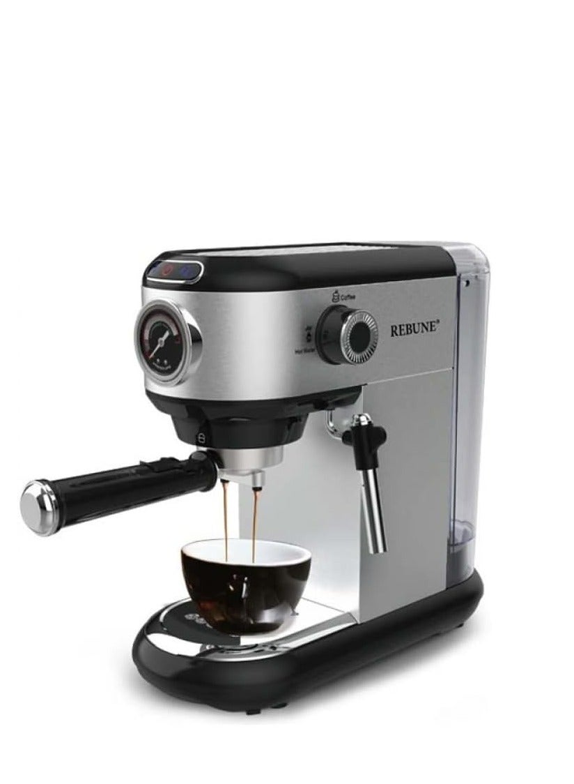 Espresso Machine 1 L 1450 W RE-6-034 Silver 