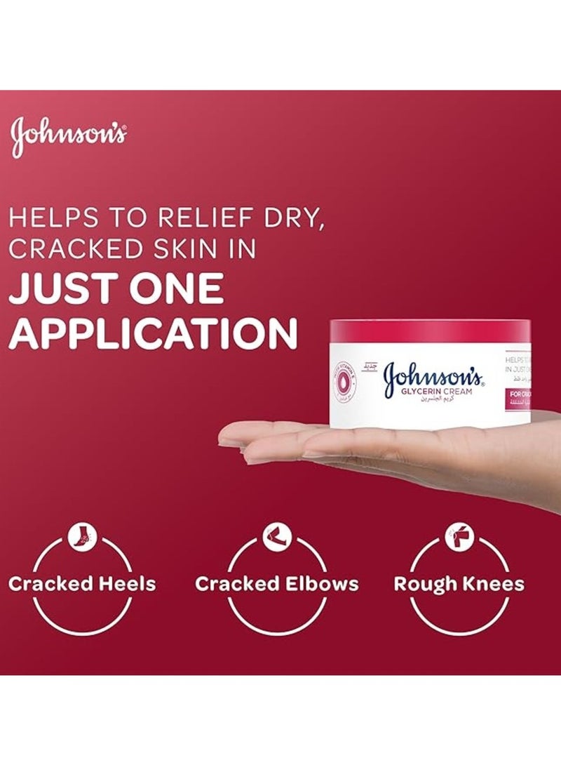 Johnson's Glycerin Cream For Cracked Skin 300ml  - Image 4