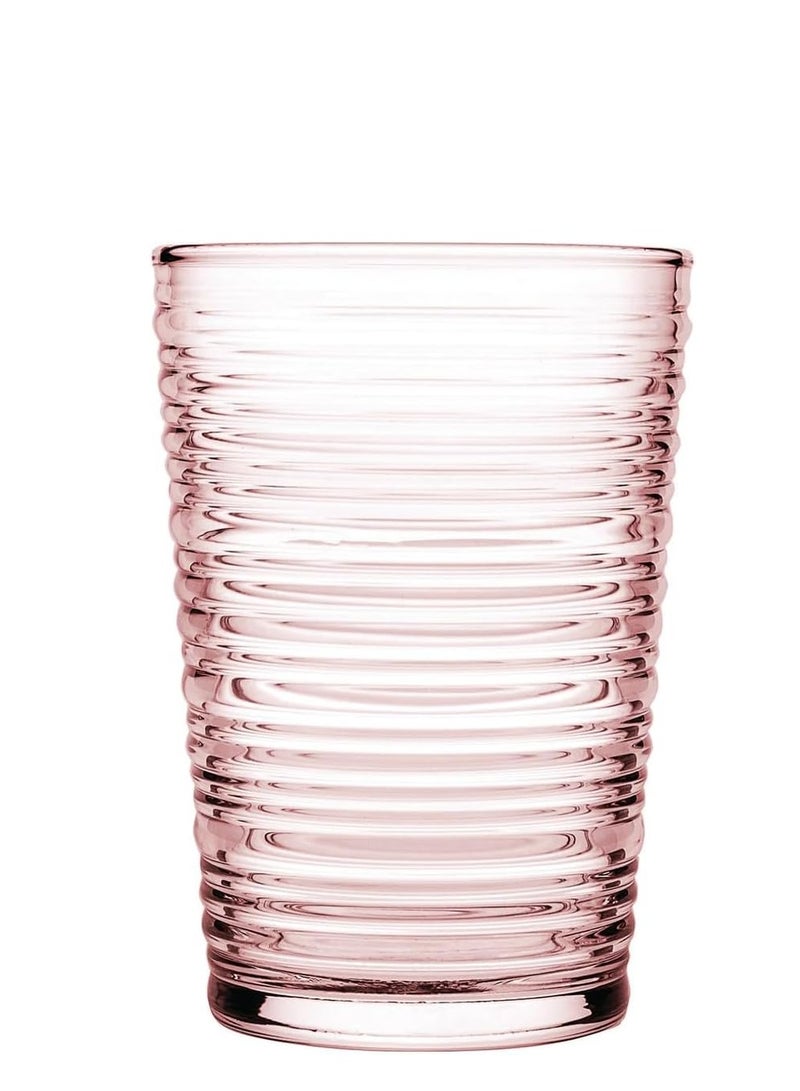 باساباتشي طقم أكواب  للعصير والماء - طراز غرناطة - ٦ قطع - سعة ٢٩٠ مل - اللون الوردي - منشأ تركي - Image 2