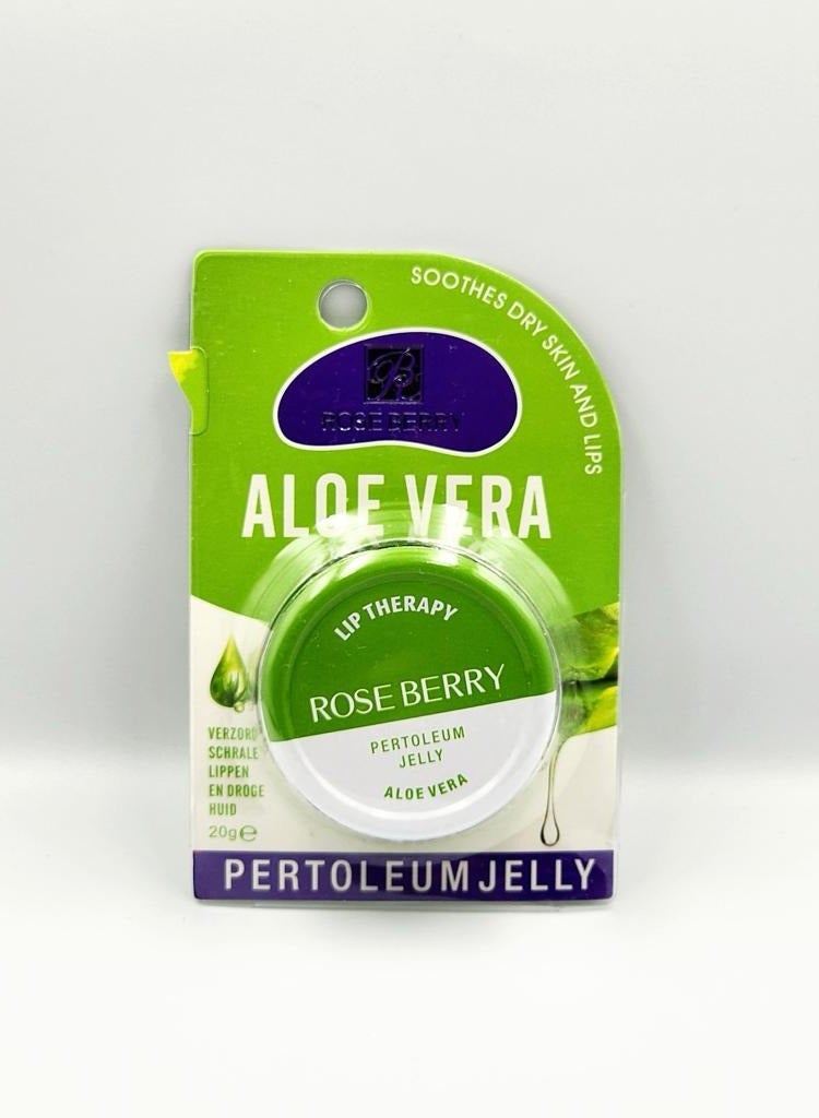 روز بيري Lip Therapy  Pertoleum Jelly Aloe Vera 20g  - Image 3