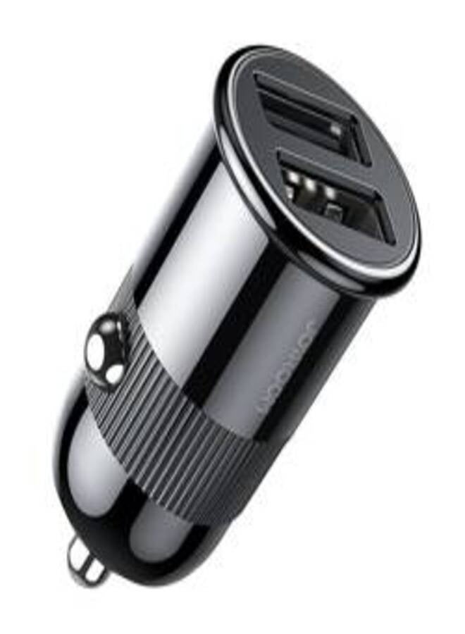 JOYROOM Joyroom 3,1 A Dual Port Smart Car Charger - Micro   (C-A06) Black  - Image 1