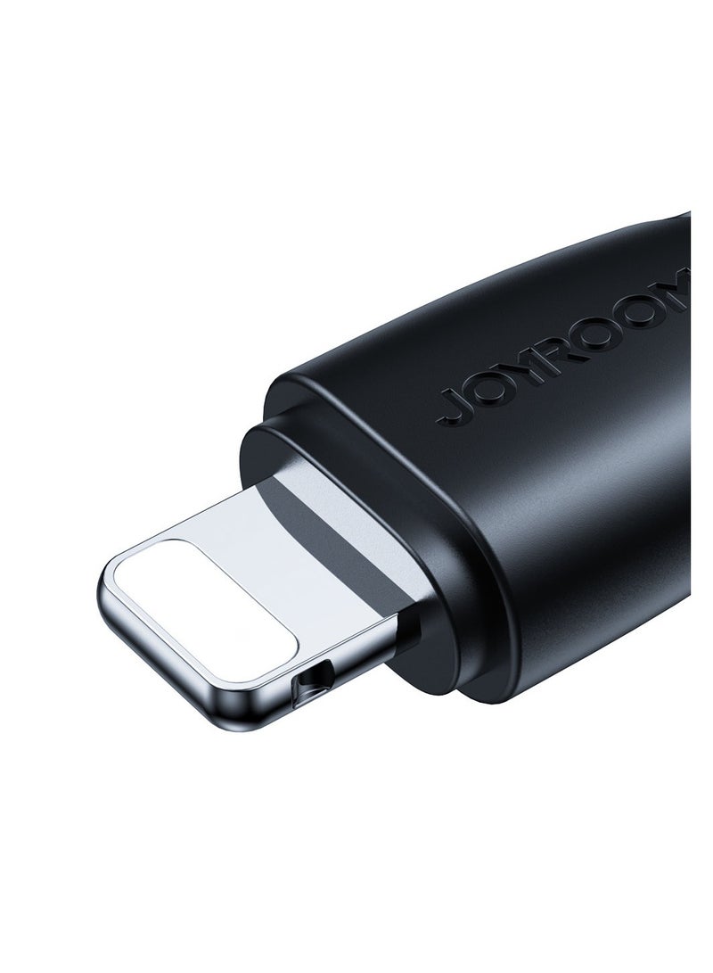 JOYROOM Joyroom 3,1 A dual port smart car charger - Lightning   (C-A06) Black  - Image 2